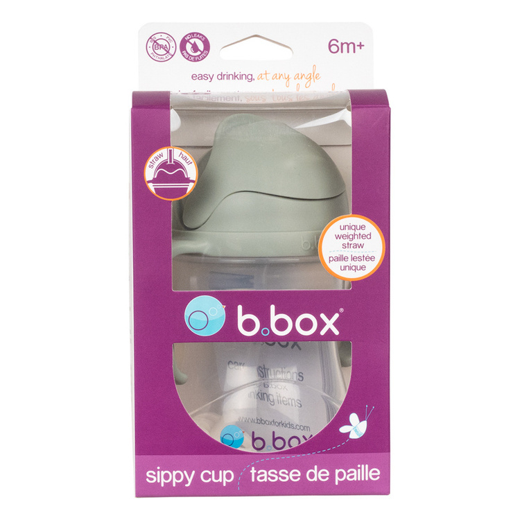 B.Box Bidon ze słomką 240ml Sage