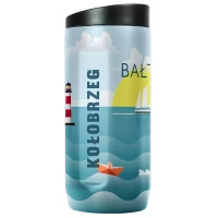 Dr.Bacty Notus - Cooler na puszkę - 360 ml - Kołobrzeg - biały