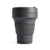 Stojo Pocket - Kubek - 355ml - Carbon