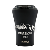 Dr.Bacty Apollo - Kubek termiczny do kawy - 227 ml - Mont Blanc - czarny
