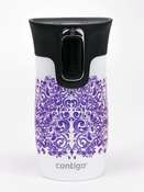 Kubek termiczny Contigo West Loop Mini 300ml - Glamour - Biały Metalik