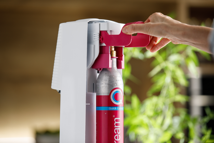Saturator do wody gazowanej SodaStream TERRA biały'+ butelka + nabój CO2