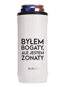 Dr.Bacty Notus - Cooler na puszkę - 360 ml - Dla męża - biały