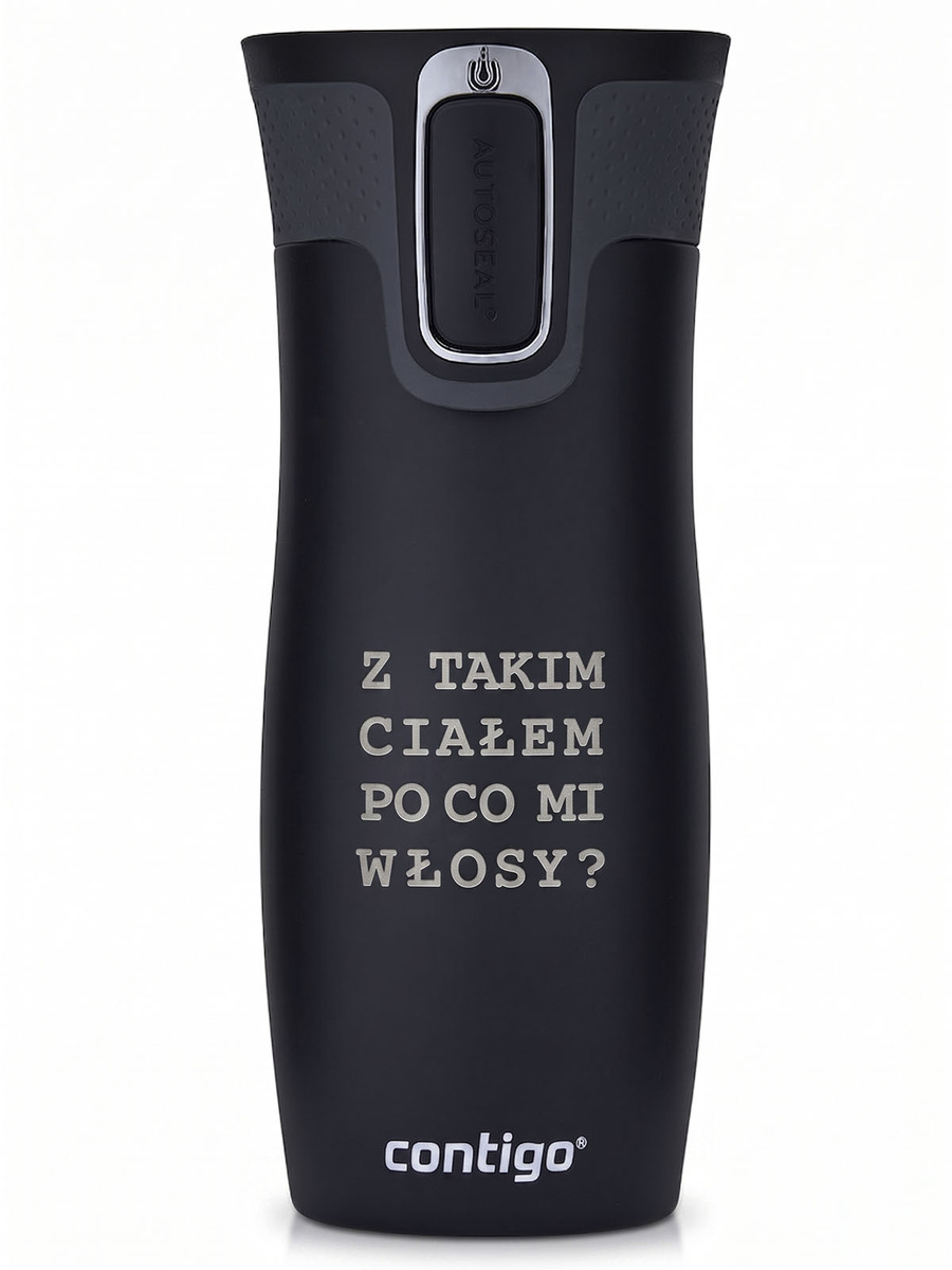 Kubek termiczny Contigo West Loop 2.0 470 ml - Po co Mi włosy - czarny