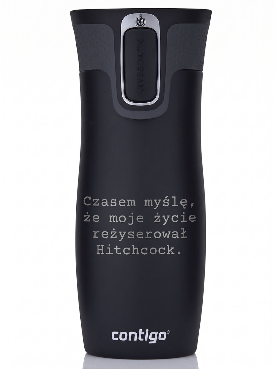 Kubek termiczny Contigo West Loop 2.0 470 ml -Hitchcock - czarny