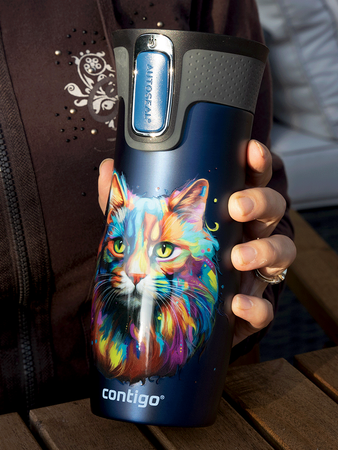 Contigo West Loop 2.0 - Kubek termiczny - 470ml - Kot - Granatowy