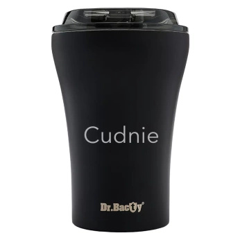 Dr.Bacty Apollo - Kubek na kawę termiczny - 227 ml - Cudnie - czarny