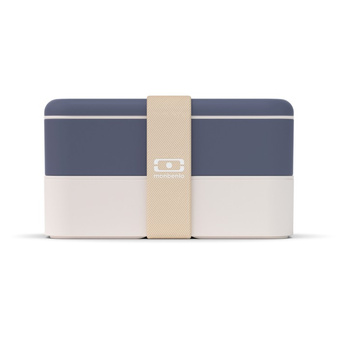 Monbento Lunchbox Bento Original Blue Natural