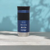 Kubek termiczny z grawerem Contigo Byron 2.0 470ml - Niebieski