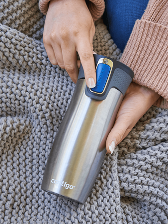 Contigo West Loop 2.0 - Kubek termiczny - 470ml - I love You - Stalowy