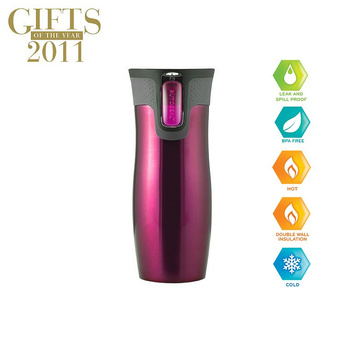 Kubek termiczny Contigo West Loop 470ml malinowy - powystawowy