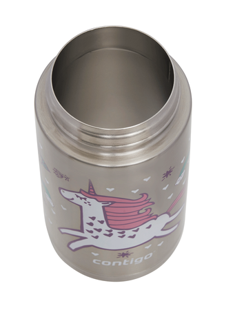 Contigo Easy Clean - Bidon termiczny dla dziecka - 380ml - Różowy Jednorożec