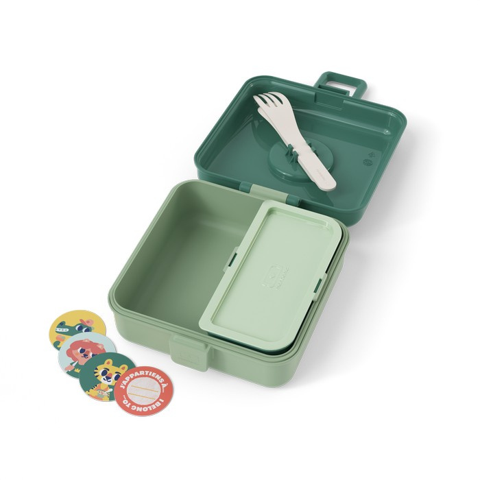 Monbento Pojemnik na przekąski Snacky Green Forest