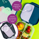 B.Box Zestaw Mini Lunchbox + Butelka tritanowa ze słomką 450ml Emerald Forest