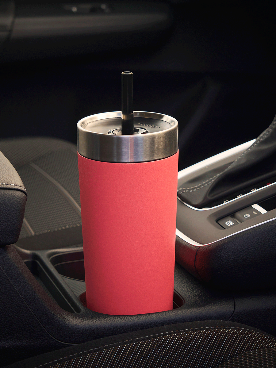Contigo Luxe Tumbler - Kubek termiczny ze słomką z grawerem - 720ml - Coral