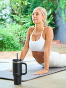 Contigo Streeterville Tumbler Mini - Kubek termiczny ze słomką - 880 ml - Licorice
