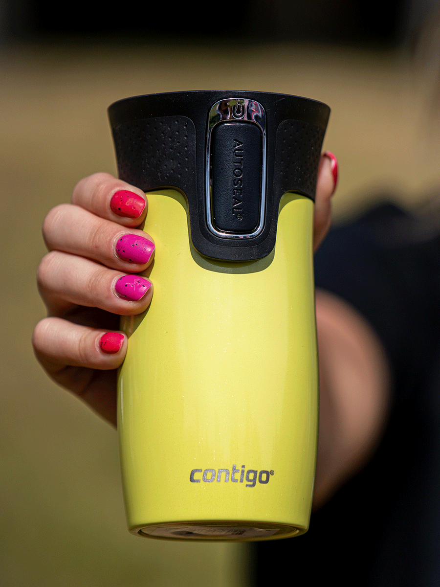 Contigo West Loop Mini - Kubek termiczny - 300ml - żółty metalik