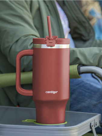 Contigo Streeterville Tumbler - Kubek termiczny ze słomką - 1200 ml - Goji Berry