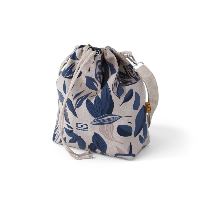 Monbento Lunchbag termiczny z paskiem Fresh Vegetal Blue