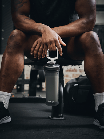 Contigo Shake&Go 2.0 - Shaker do odżywek - 820 ml - czarny