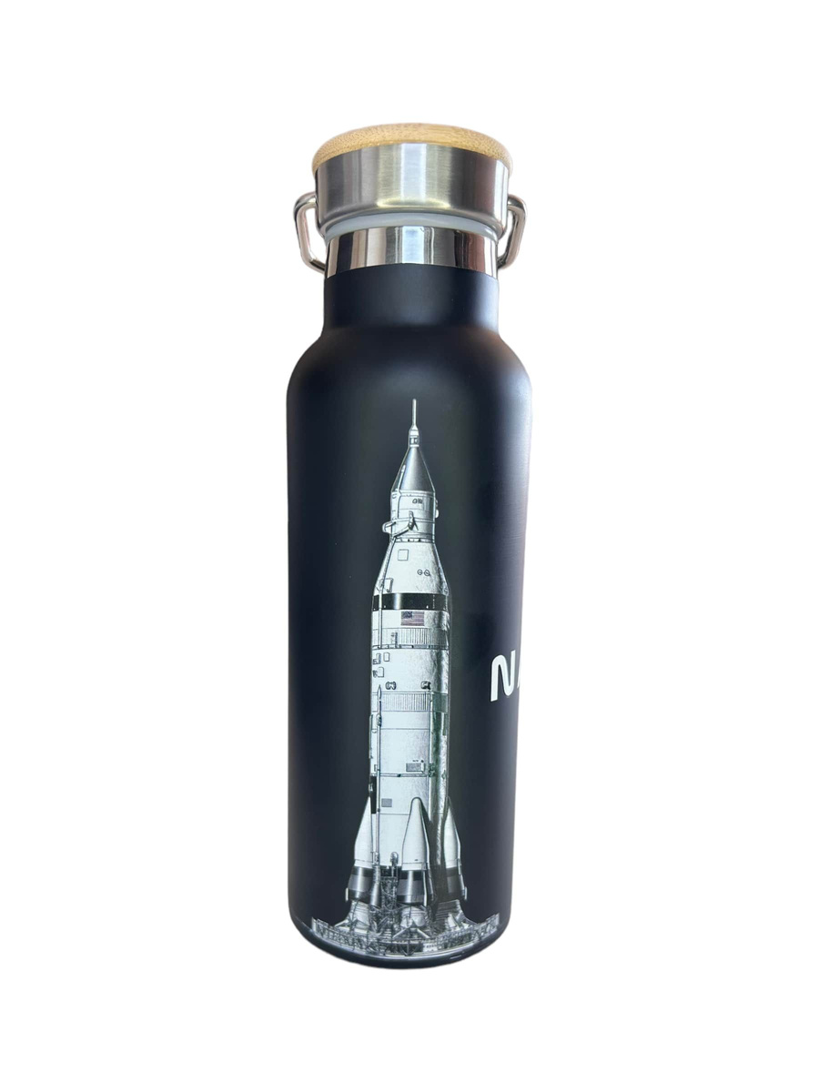 Dr.Bacty Iris - Butelka termiczna stalowa - 500 ml - Czarna - NASA