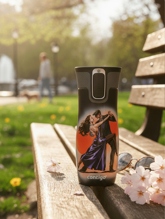 Kubek termiczny Contigo West Loop 2.0 470 ml - Tango - czarny