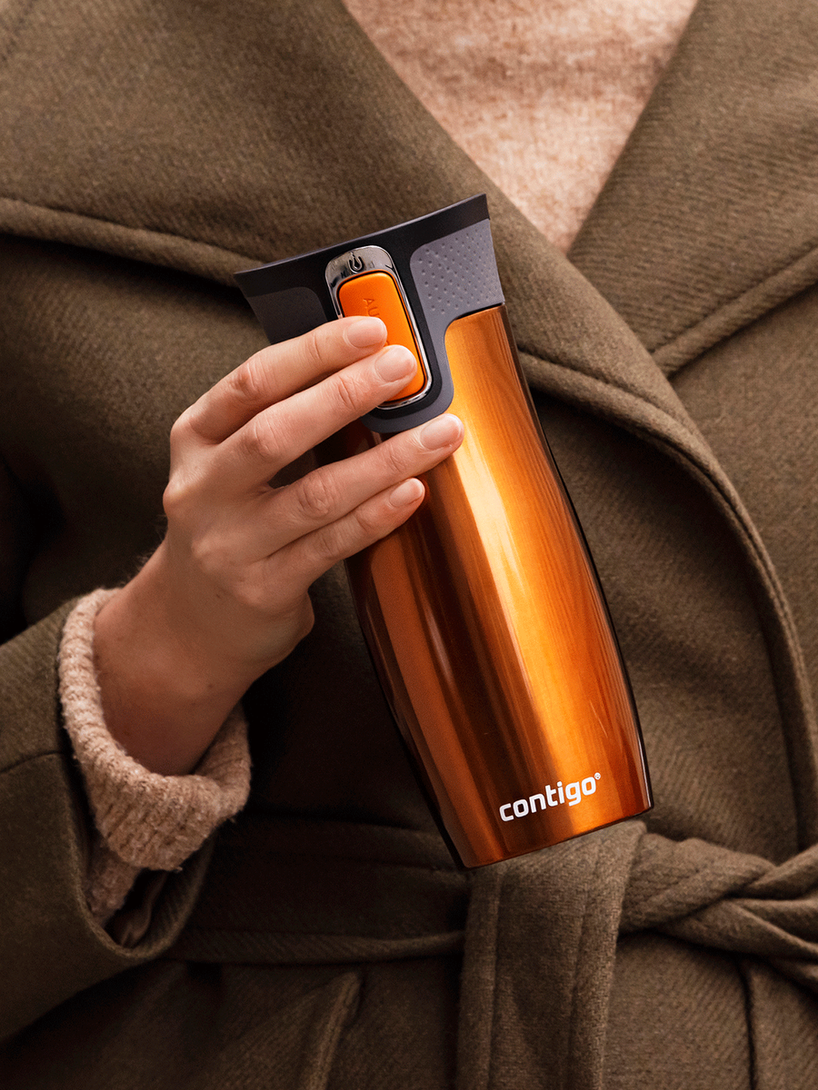 Contigo West Loop 2.0 - Kubek termiczny - 470ml - Pomarańczowy