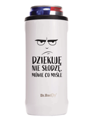 Dr.Bacty Notus - Kubek na napoje - 360 ml - Dziękuje, nie słodzę - biały