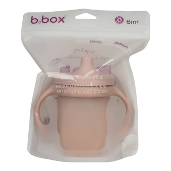 B.Box Silikonowy kubek z ustnikiem Blush