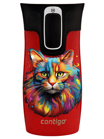 Contigo West Loop Mini - Kubek termiczny - 300ml - Kot - Goji Berry
