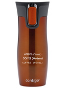 Contigo West Loop 2.0 - Kubek termiczny z grawerem - 470ml - Pomarańczowy