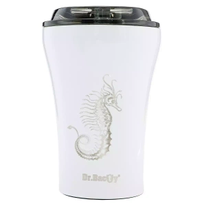 Dr.Bacty Apollo - Kubek personalizowana - 227 ml - Konik morski - biały