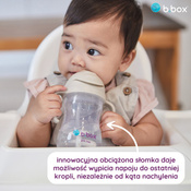 B.Box Bidon ze słomką 240ml latte