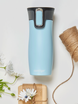 Contigo West Loop 2.0 - Kubek termiczny - 470ml - Ptaszkowe love - Błękitny Mat