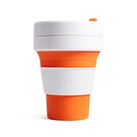 Stojo Pocket - Kubek - 355ml - Orange-s