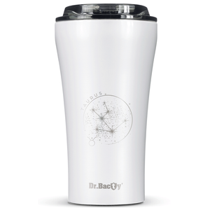Dr.Bacty Apollo 2.0 - Kubek termiczny na kawę - "Byk" - 360 ml - Glossy White