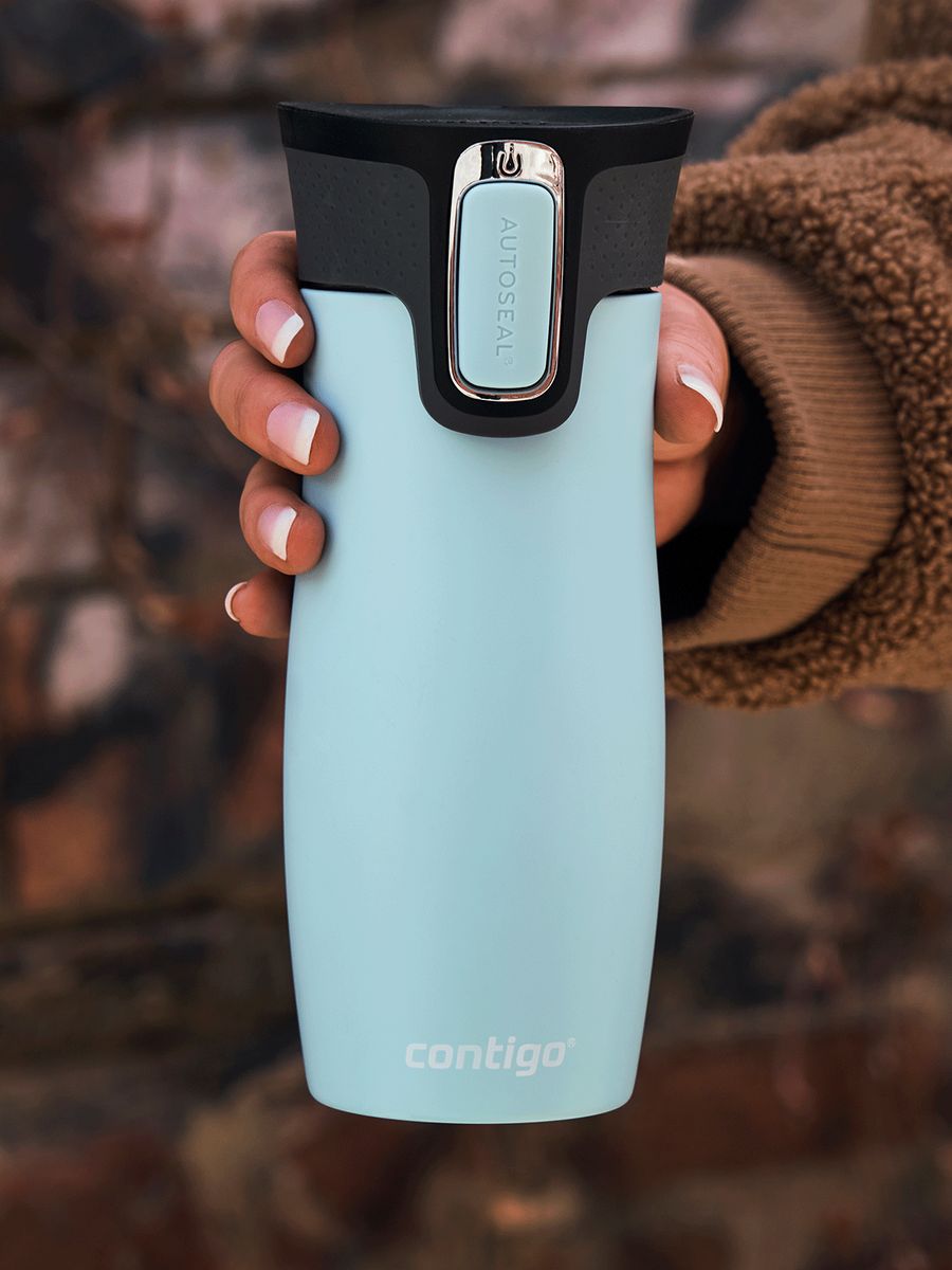 Contigo West Loop 2.0 - Kubek termiczny - 470ml - błękitny Mat + Pudełko