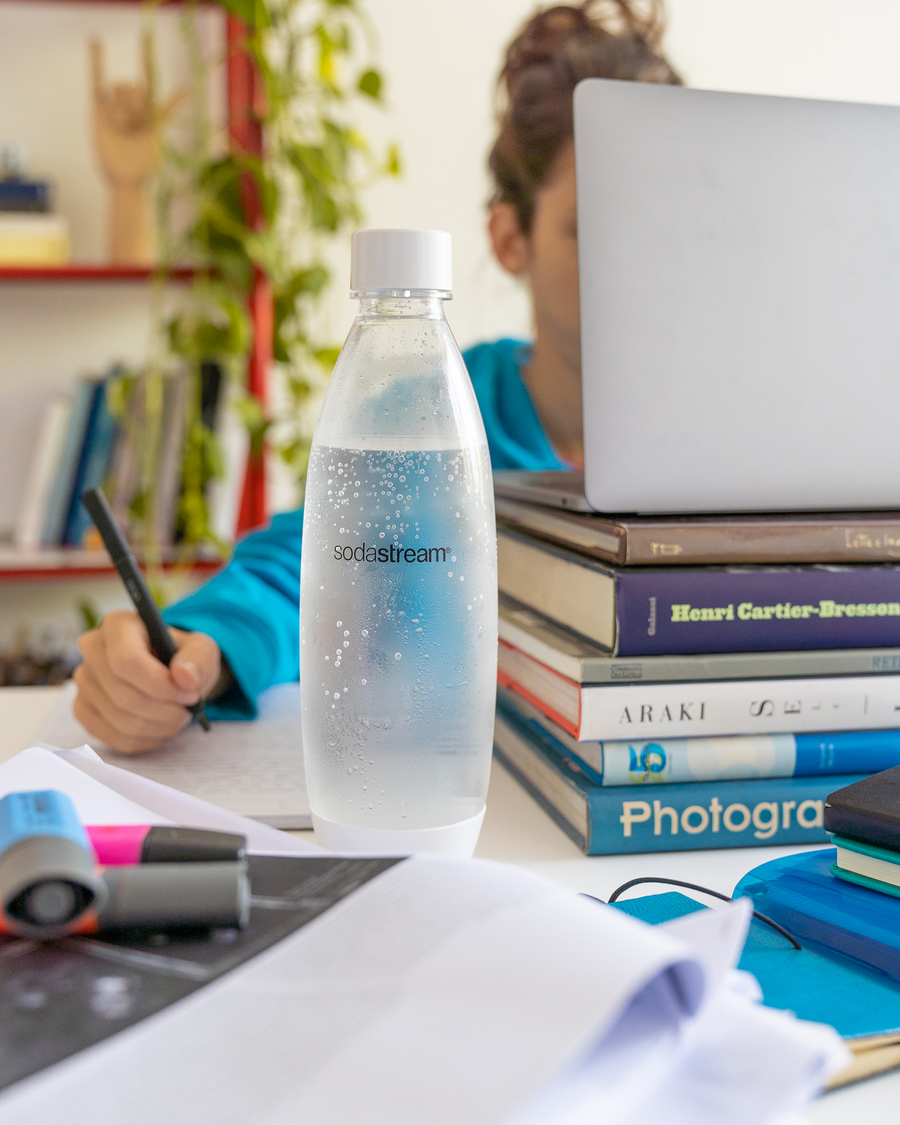 Zestaw butelek SodaStream Fuse białych, 2x1L