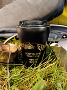 Dr.Bacty Apollo - Kubek termiczny do kawy - 227 ml - Mont Blanc - czarny