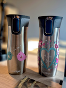 Contigo West Loop 2.0 - Kubek termiczny - 470ml - Ptaszkowe love- Stalowy