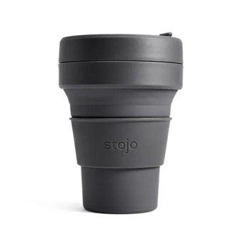 Stojo Pocket - Kubek - 355ml - Carbon