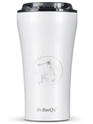 Dr.Bacty Apollo 2.0 - Kubek termiczny na kawę - "Baran" - 360 ml - Glossy White