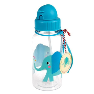 Rex London Bidon ze słomką 500ml Słoń Elvis