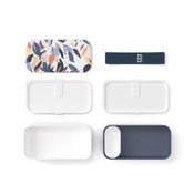Monbento Lunchbox Bento Original Graphic Blue Vegetal
