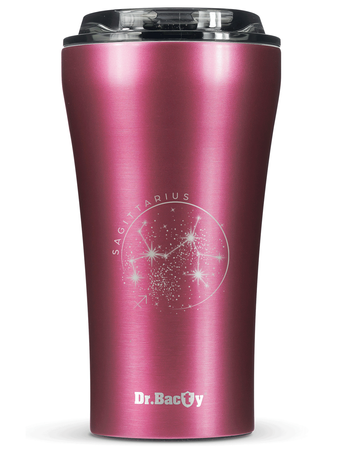 Dr.Bacty Apollo 2.0 - Kubek termiczny na kawę - 360 ml "Strzelec" - Pink