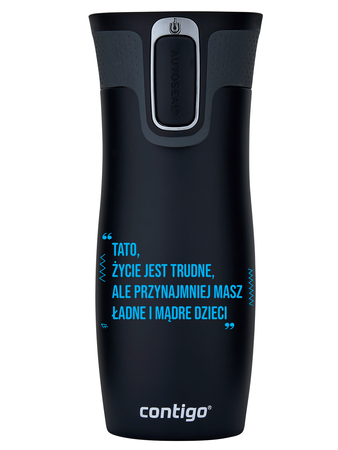 Contigo West Loop 2.0 - Kubek termiczny - 470 ml - To po Tacie - Czarny Mat