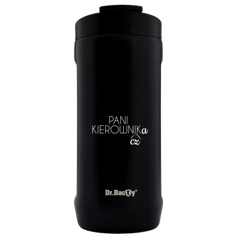 Kubek do samochodu Dr.Bacty Notus 360 ml - Dla kierowniczki - czarny