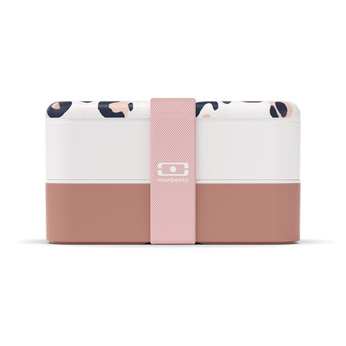 Monbento Lunchbox Bento Original Graphic Leopard Pink
