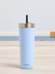 Contigo Luxe Tumbler - Kubek termiczny ze słomką - 720ml - Periwinkle