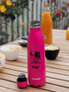 Dr.Bacty Atena - Butelka termiczna stalowa - 500 ml - Panna - Fluo Fuksja